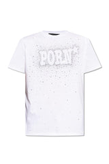 Dsquared2 T-shirt With Sparkling Crystals - Men