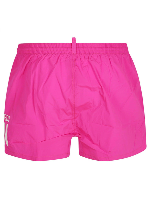 Dsquared2 Drawstring Waist Icon Logo Shorts - Men - Piano Luigi