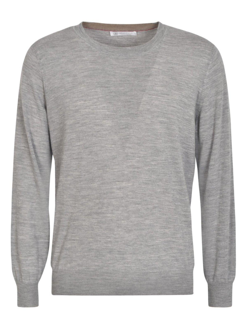 Brunello Cucinelli Crew Neck Fine Gauge Jumper - Men