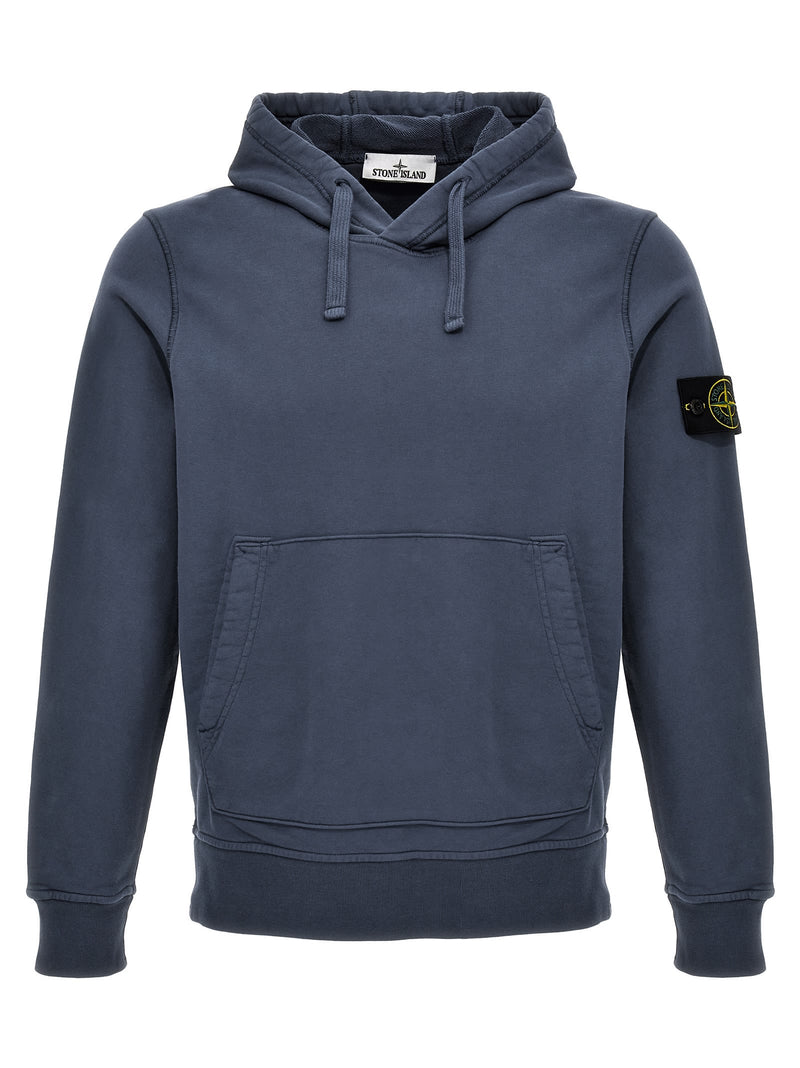 Stone Island Logo Badge Hoodie - Men