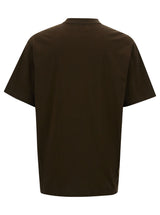 AMIRI Brown T-shirt With Contrasting Logo Print In Cotton Man - Men