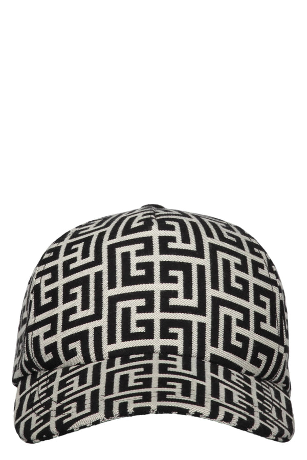 Balmain All Over Logo Baseball Cap - Men