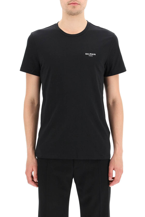 Balmain Black Cotton T-shirt - Men