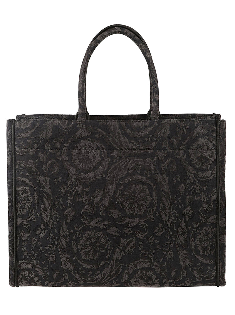 Versace Logo Patch Tote - Men