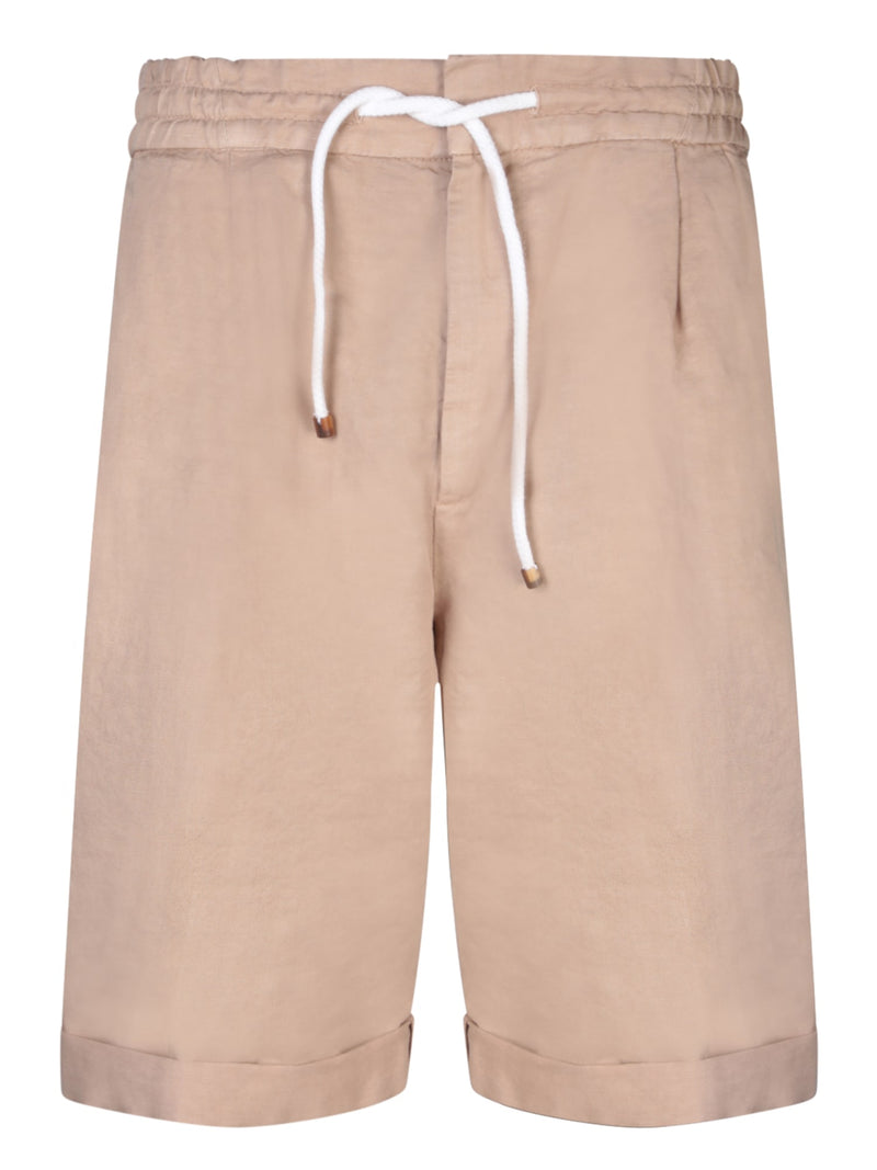 Brunello Cucinelli 2 Pences Blue Bermuda Shorts - Men