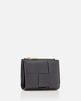 Bottega Veneta Small Bi-fold Leather Zip Wallet - Women