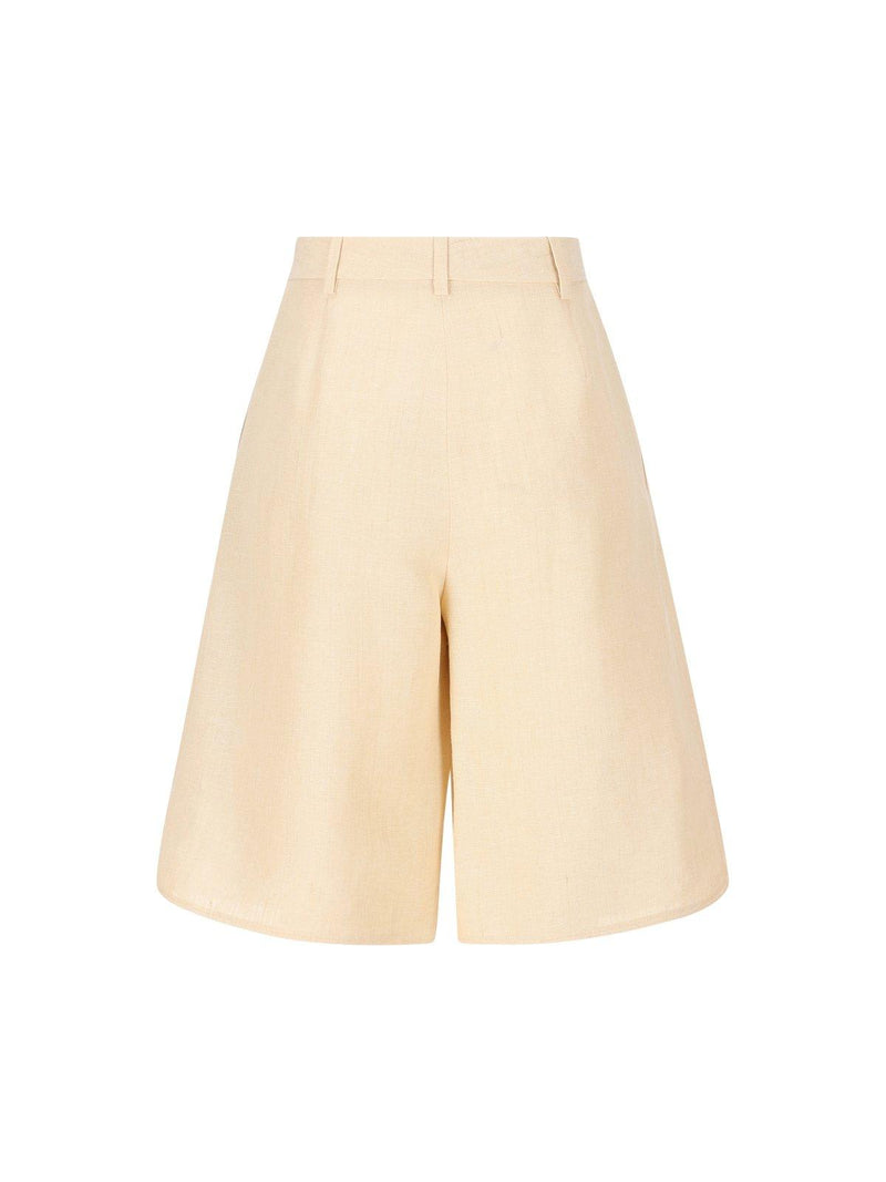 Loro Piana Pleated Knee-length Shorts - Women