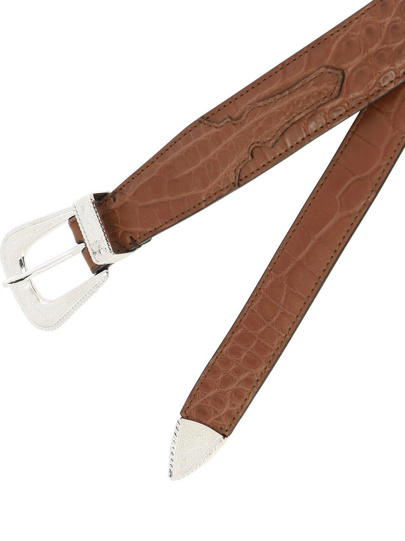 Brunello Cucinelli Embossed Buckle Belt - Men