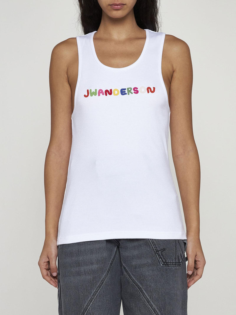 J.W. Anderson Logo Cotton Tank Top - Men