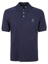 Brunello Cucinelli Chest Logo Regular Polo Shirt - Men