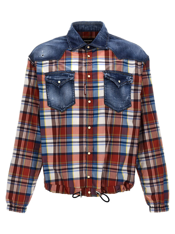 Dsquared2 mixed Drawstring Shirt - Men