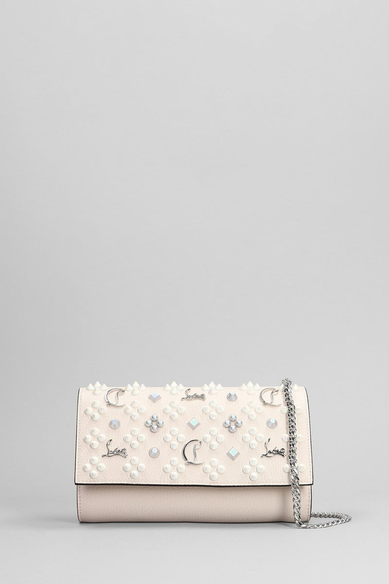 Christian Louboutin Paloma Wallet In Rose-pink Leather - Women