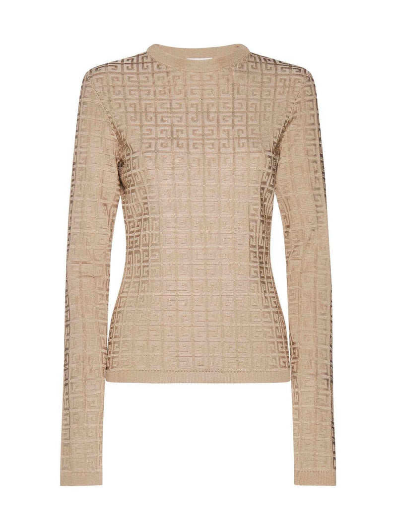 Givenchy 4g Jacquard Slim-fit Knit Jumper - Women - Piano Luigi