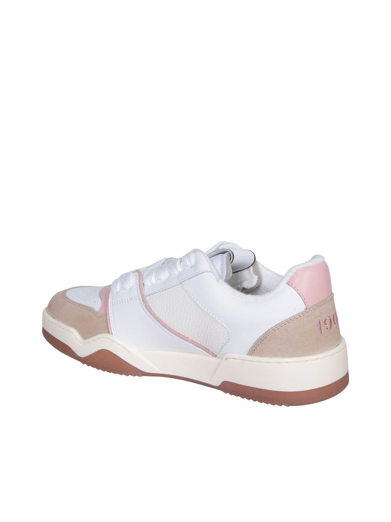 Dsquared2 Spiker White/pink Sneakers - Women