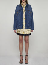 Versace Logo Denim Blouson - Women