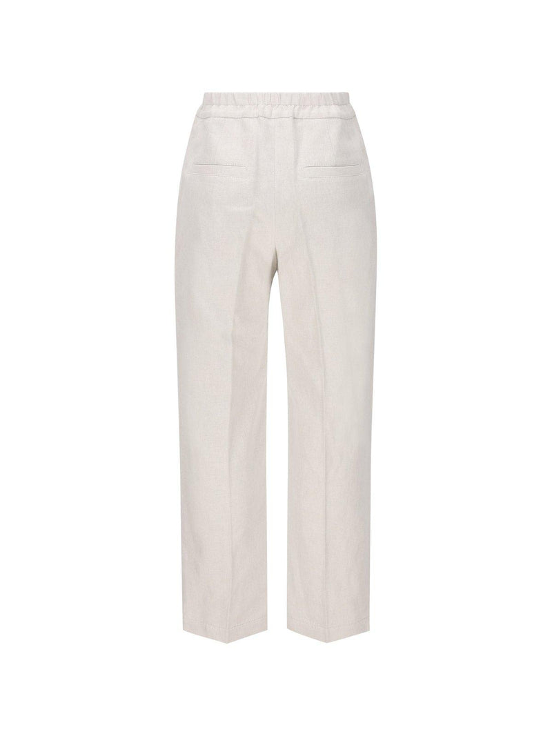 Brunello Cucinelli Pleated Straight-leg Pants - Women