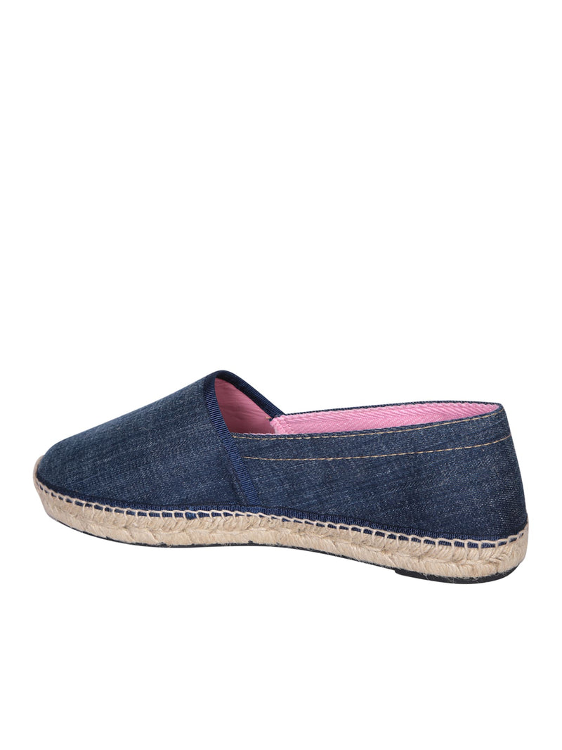 Dsquared2 Logo Tag Blue Espadrillas - Women