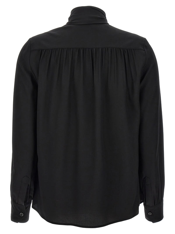 Saint Laurent Lavalliere Silk Shirt - Women