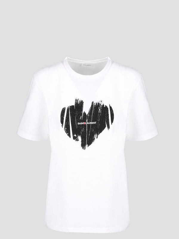 Saint Laurent Heart T-shirt - Women