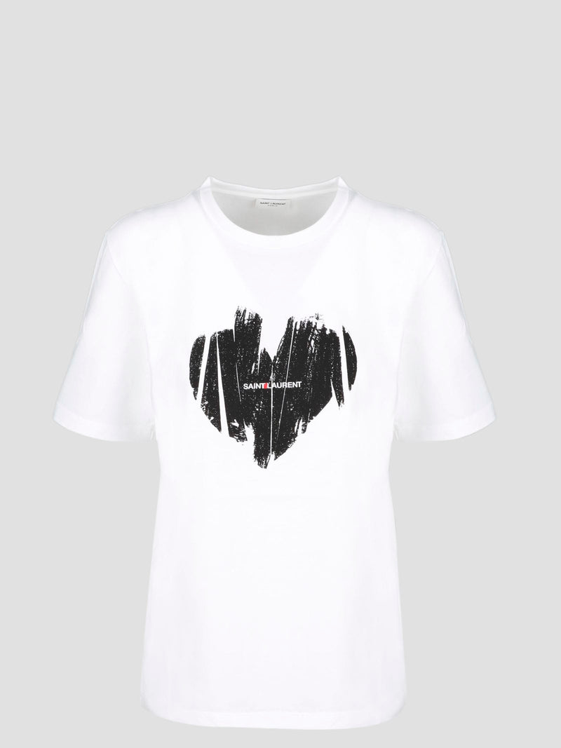 Saint Laurent Heart T-shirt - Women