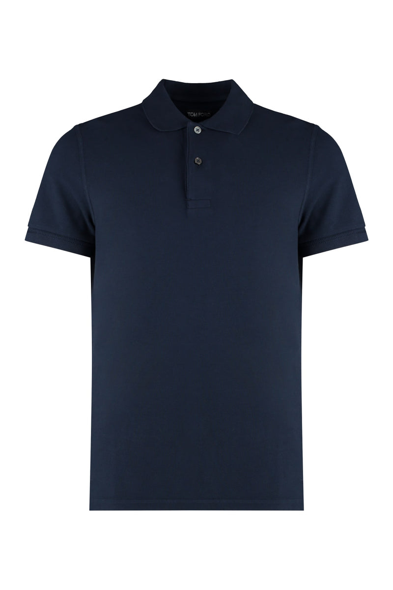 Tom Ford Short Sleeve Cotton Polo Shirt - Men