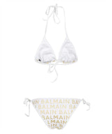 Balmain Triangle Bra Bikini - Women - Piano Luigi