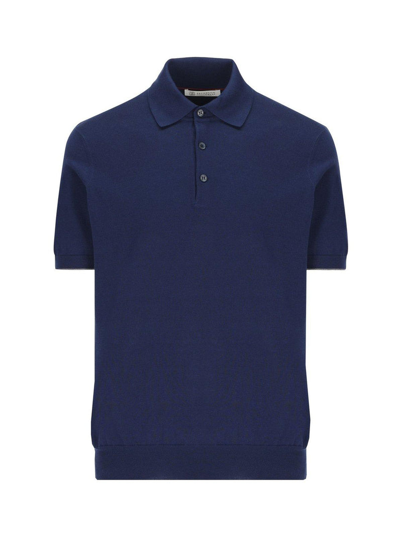 Knitted Polo Shirt Brunello Cucinelli - Men