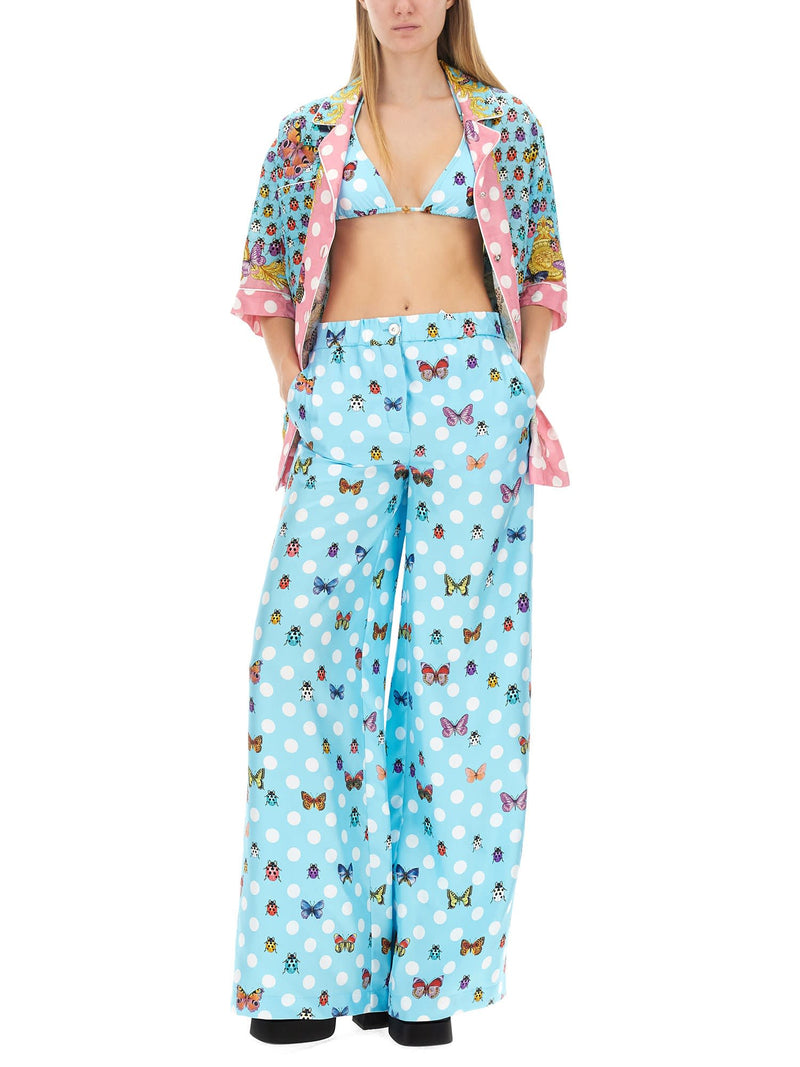 Versace Butterfly Print Informal Pants - Women