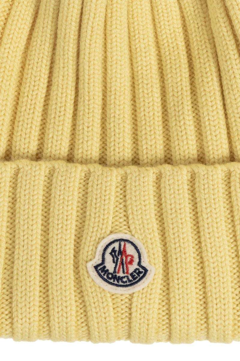 Moncler Pompom-detailed Ribbed-knit Beanie - Women