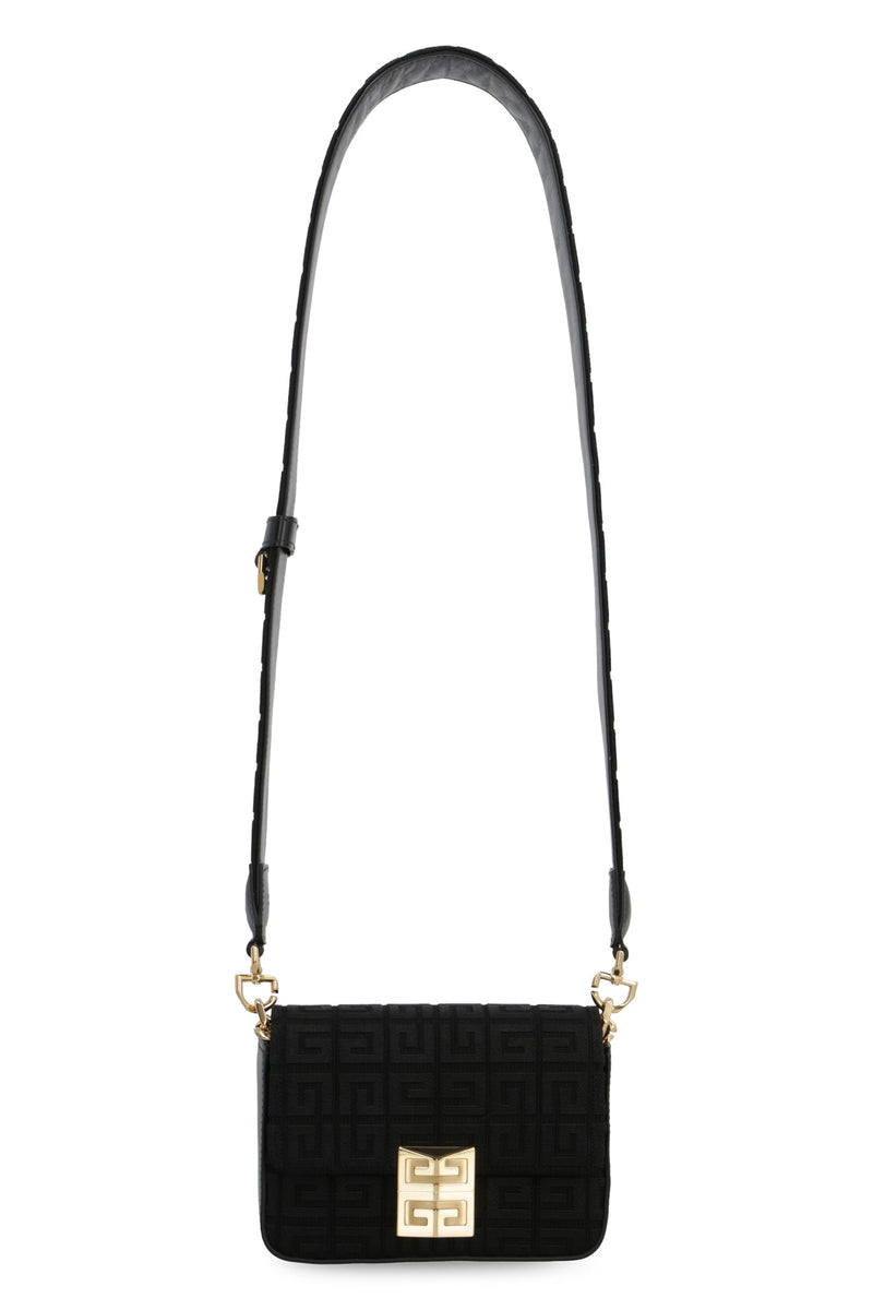 Givenchy Black Small Model 4g Bag With 4g Embroidery And Chain - Women