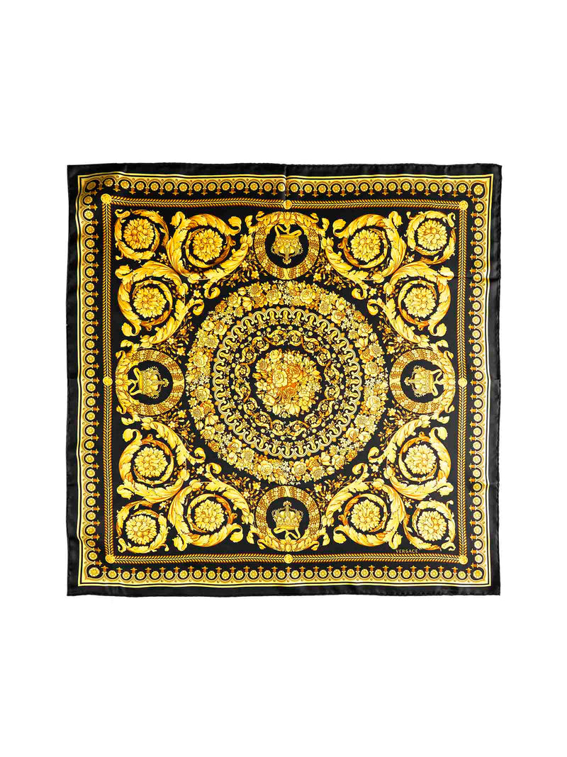 Versace Large baroque Silk Scarf - Women