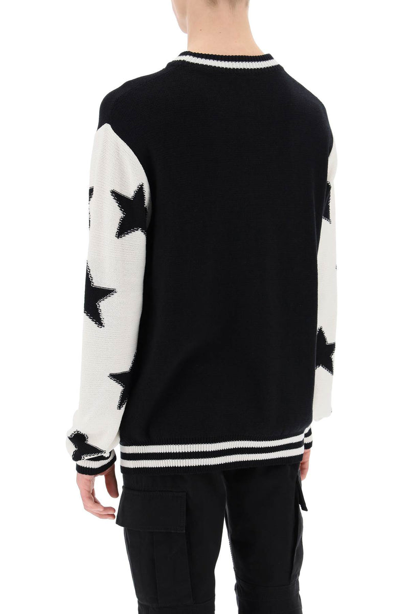 Balmain Sweater With Star Motif - Men