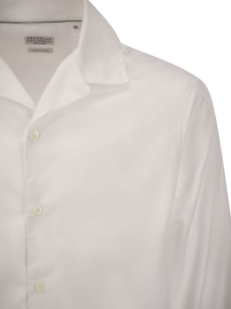 Brunello Cucinelli Classic Easy Fit Cotton Shirt - Men