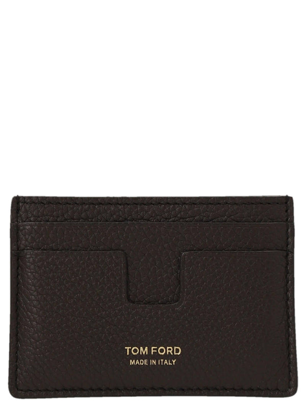 Tom Ford Logo Print Card Holder - Men - Piano Luigi