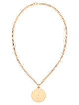 Versace Gold Brass Medusa Biggie Necklace - Men