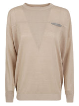 Brunello Cucinelli Embellished Rib Sweater - Women