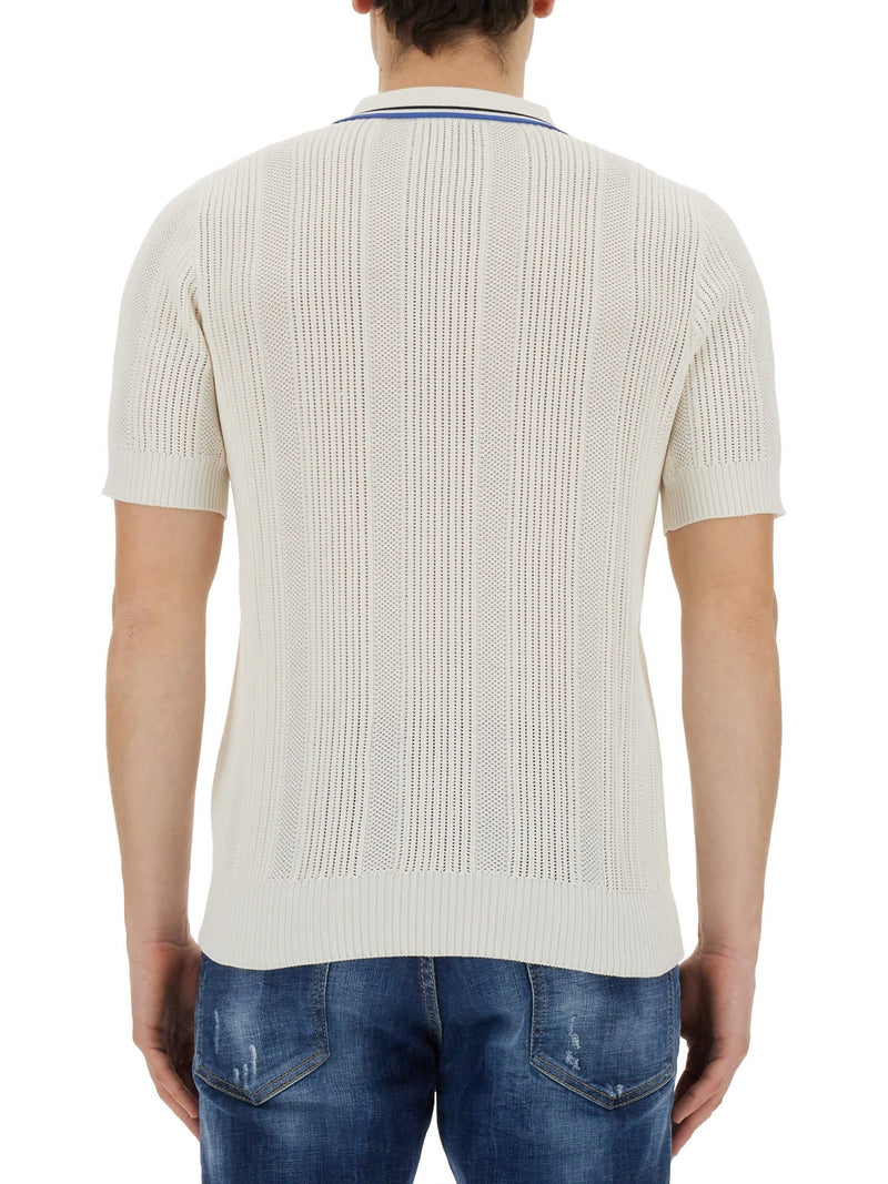 Dsquared2 Knitted Polo. - Men