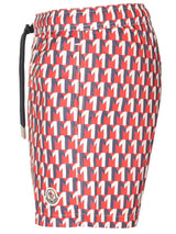 Moncler All-over Printed Swimming Shorts - Men