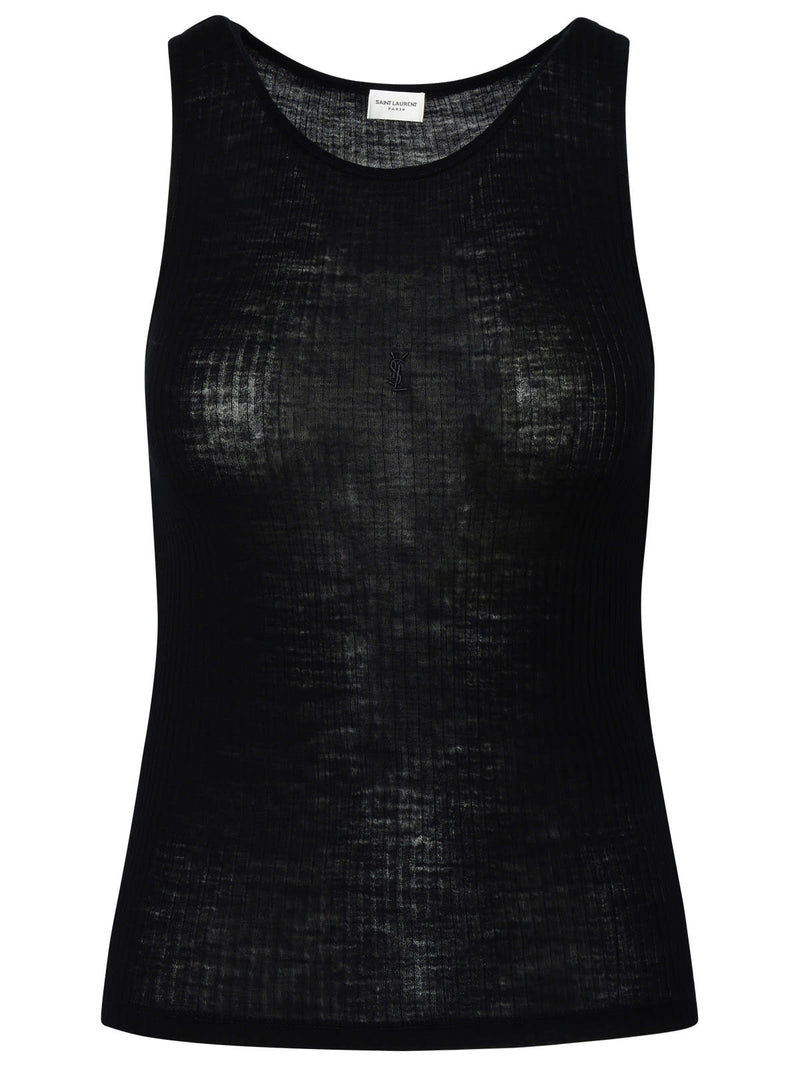 Saint Laurent Black Wool Tank Top - Women