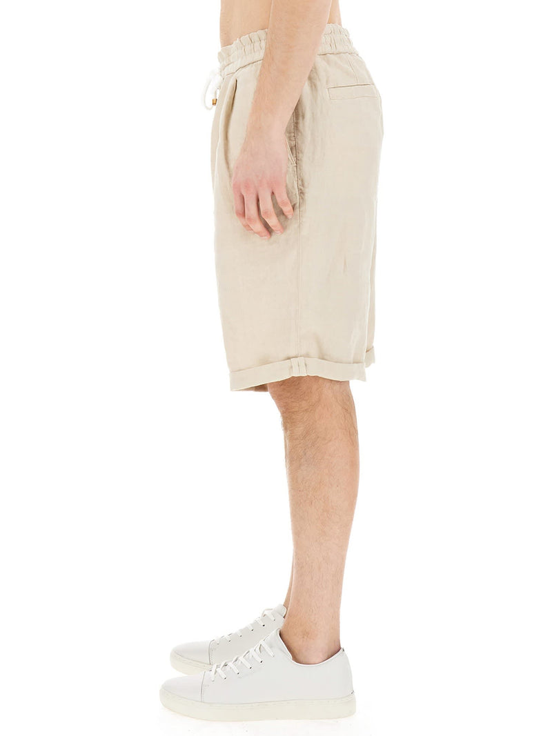 Brunello Cucinelli Linen Bermuda Shorts - Men