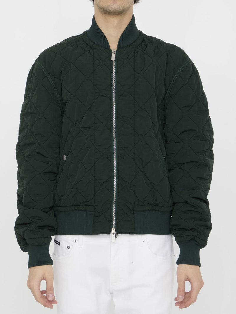 Burberry Quilted Nylon Bomber Jacket - Men