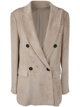 Brunello Cucinelli Hammered Corduroy Jacket - Women