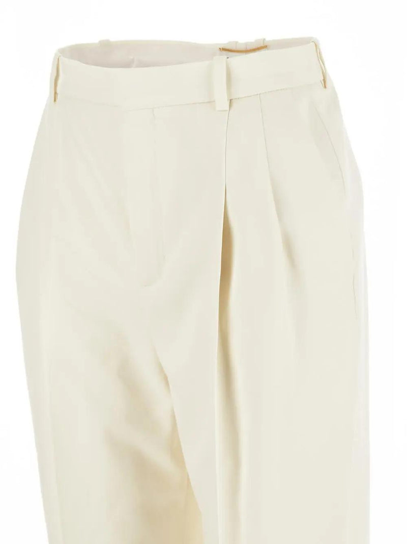 Saint Laurent Pleated Sartorial Trousers - Women