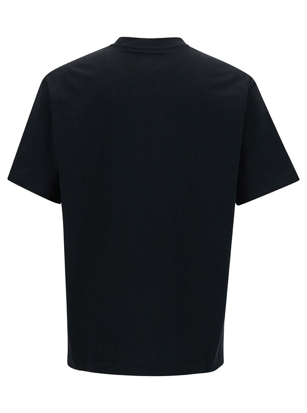 AMIRI Black T-shirt With Contrasting Logo Print In Cotton Man - Men