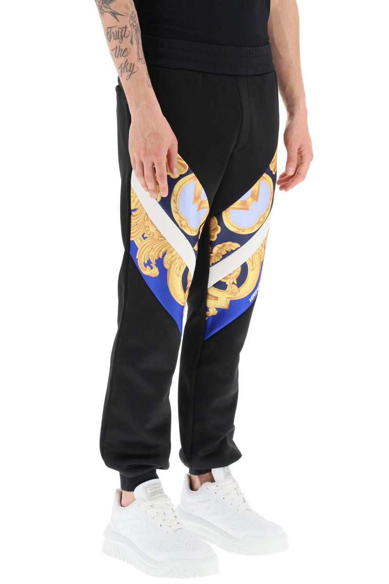 Versace Interlock Track Pants With Barocco 660 Inserts - Men