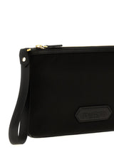 Tom Ford Logo Nylon Clutch - Men - Piano Luigi