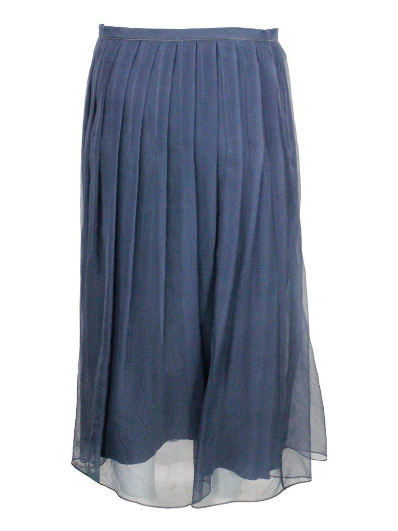 Brunello Cucinelli High-waist Pleated Midi Skirt - Women