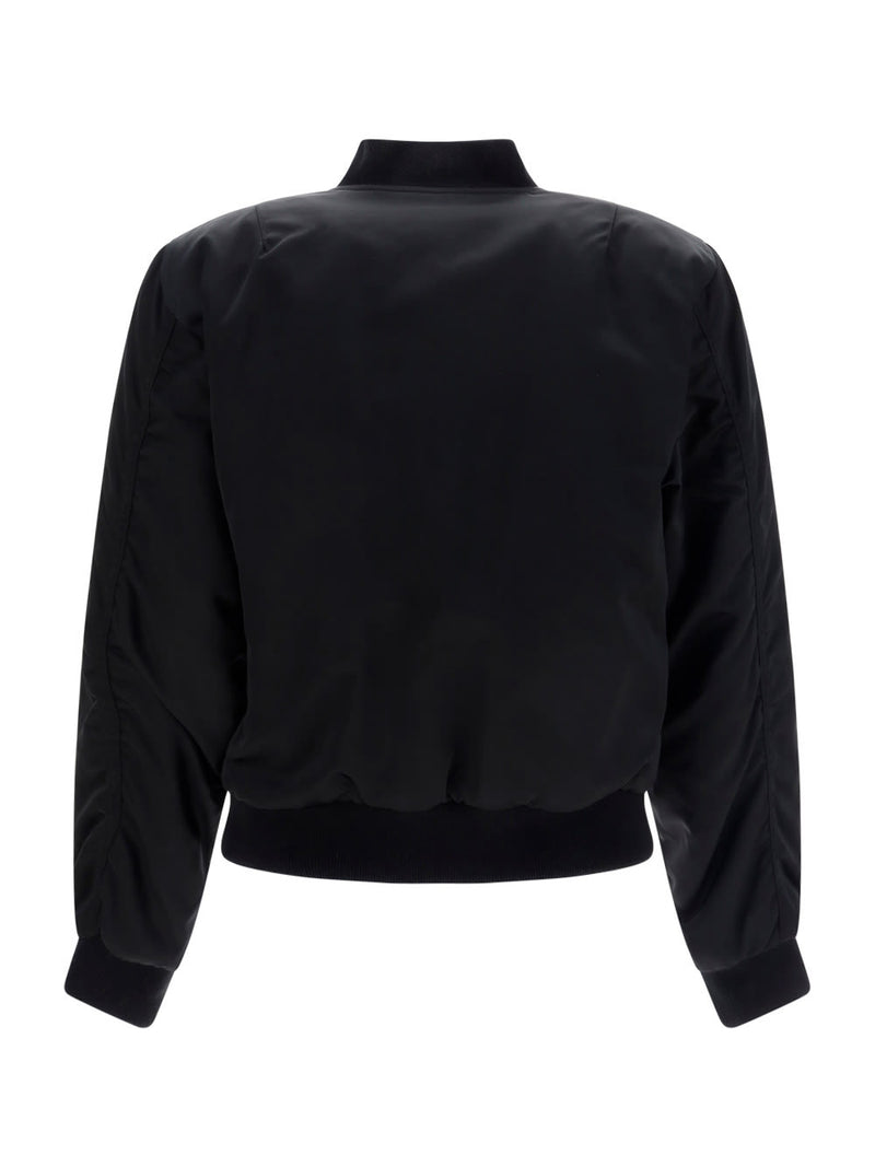 Balenciaga Shrunk Nylon Bomber Jacket - Women