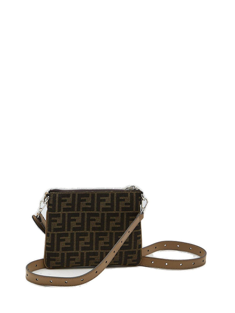 Fendi Ff Monogrammed Mini Crossbody Bag - Women