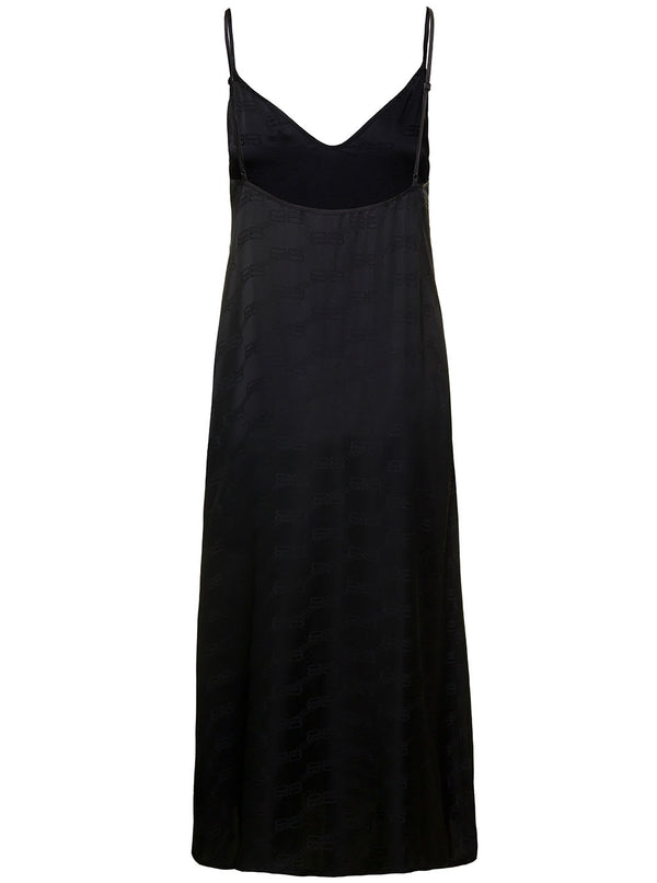 Balenciaga Dress In Black Viscose - Women